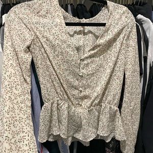 Cream Blouse